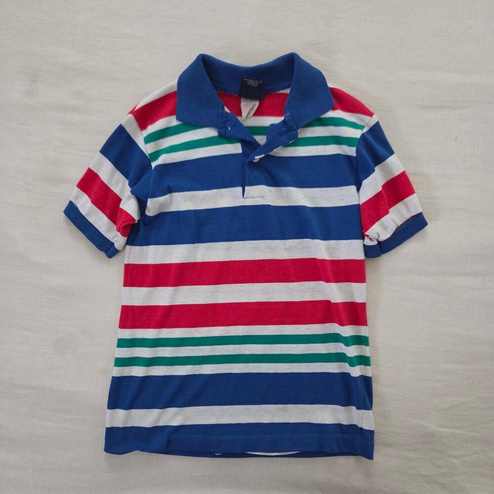Vintage Multicolored Striped Shirt kids 6/7